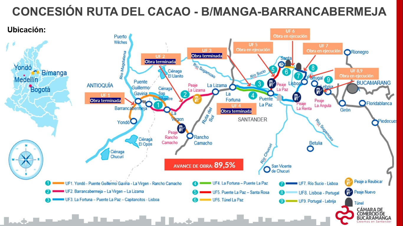 infraestructura regional - Proyecto Ruta del Cacao