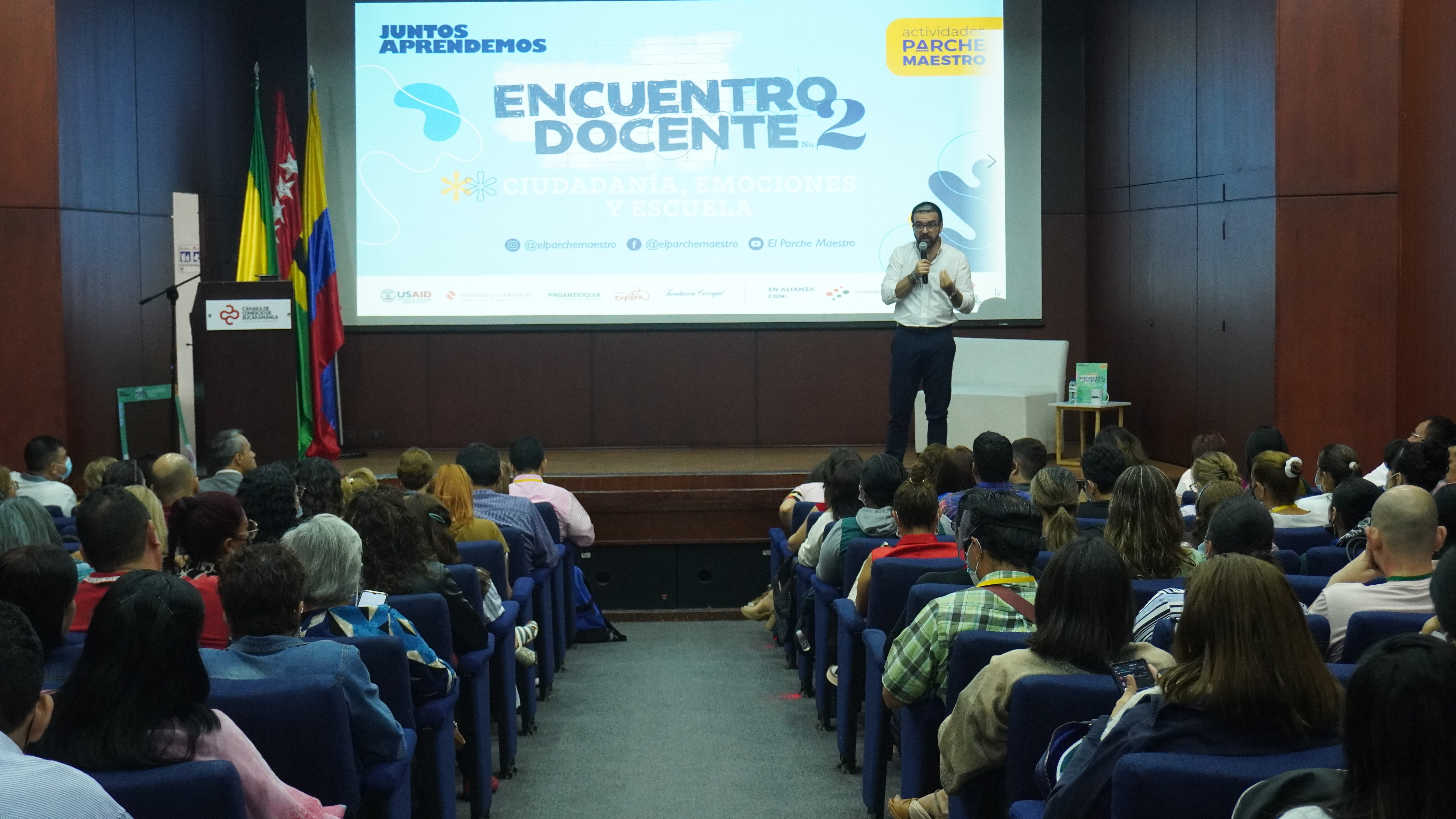 Con el apoyo de la CCB, el Encuentro Docente 2022  llegó  a más de 200 maestros santandereanos