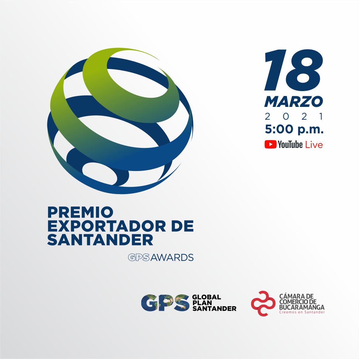 La Cámara de Comercio de Bucaramanga exaltará a los exportadores santandereanos en los GPS Awards