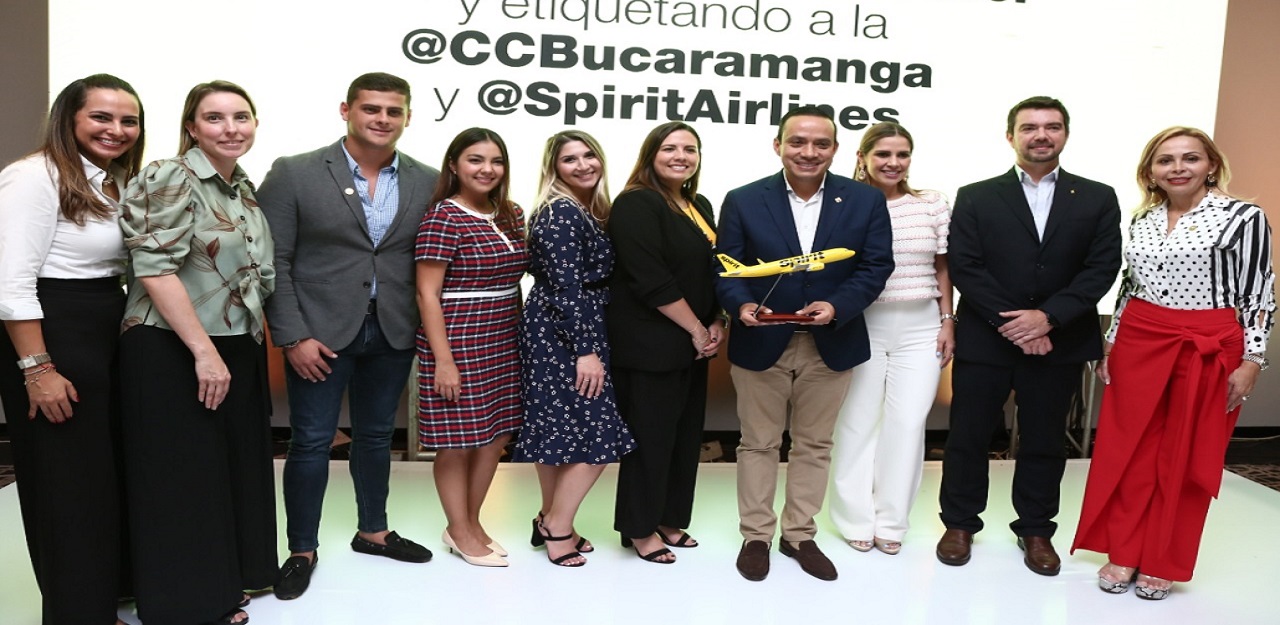  CCB Y Spirit Airlines realizaron el lanzamiento de nueva ruta aérea internacional