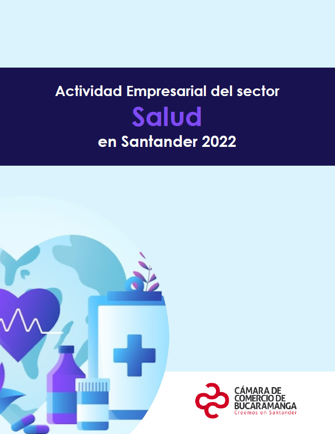 Actividad empresarial del sector SALUD en Santander 2022