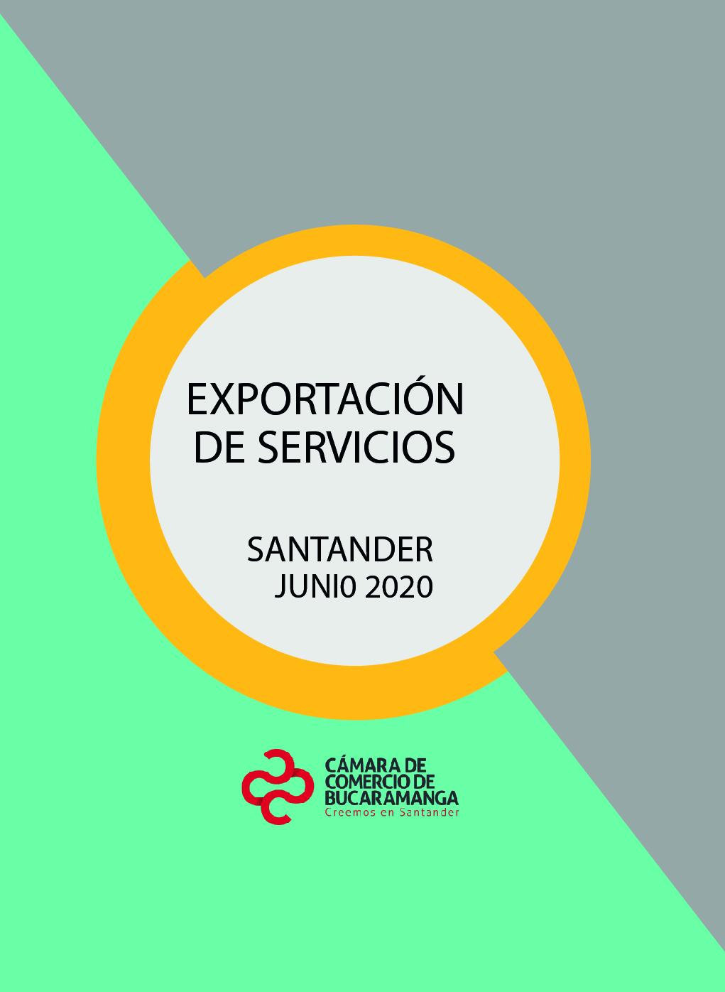 Exportaciones de Servicios en Santander 2020 - enero-junio