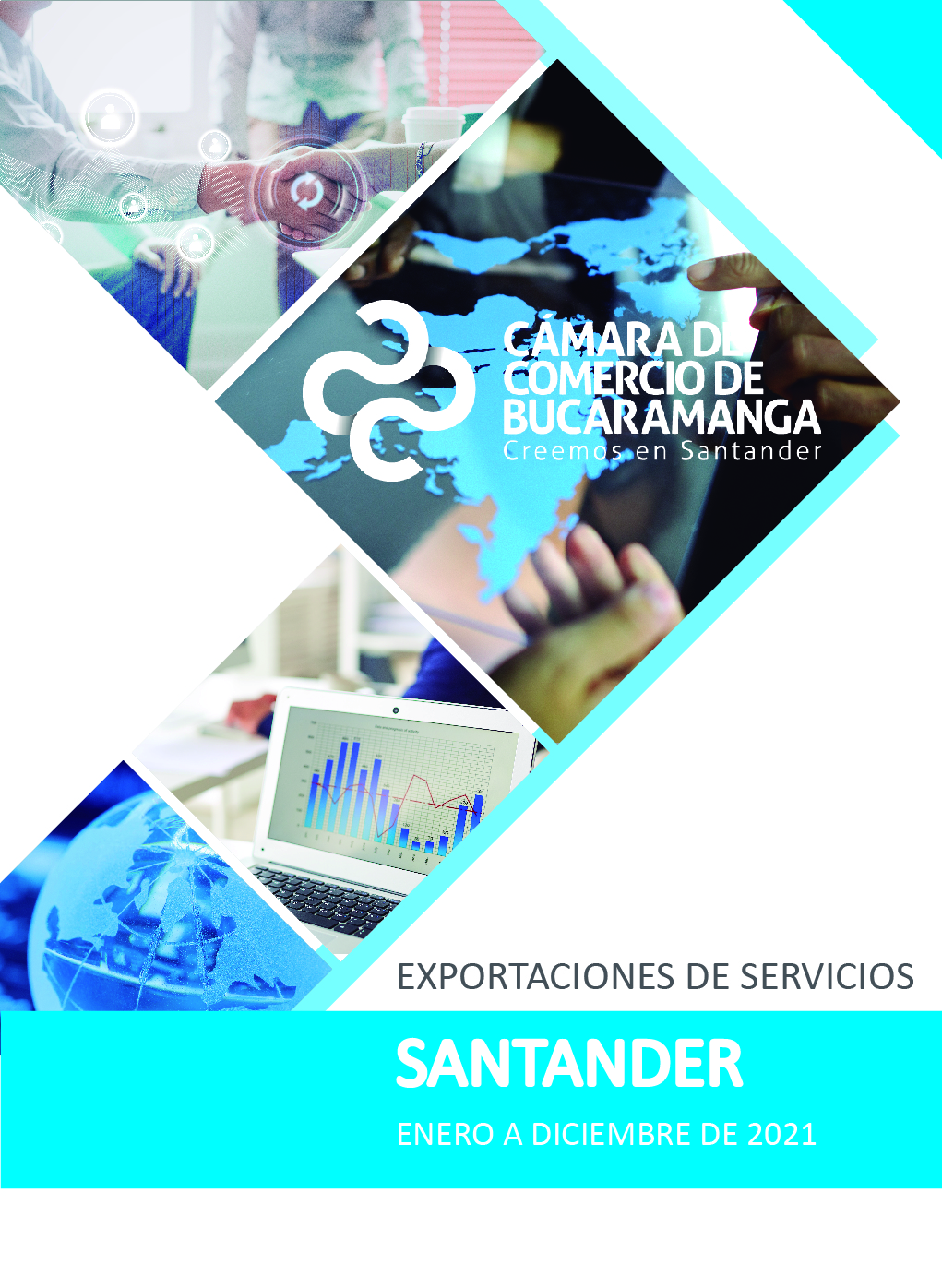 Exportaciones de Servicios en Santander 2021 - enero-diciembre