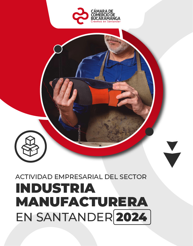 Actividad empresarial del sector INDUSTRIA MANUFACTURERA en Santander 2024