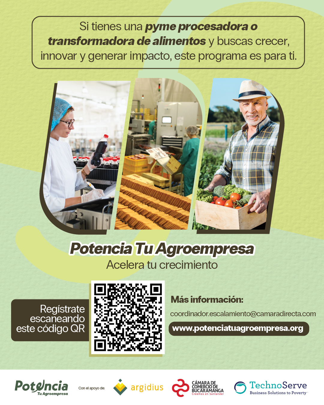 CONVOCATORIA PROGRAMA POTENCIA TU AGROEMPRESA 2025