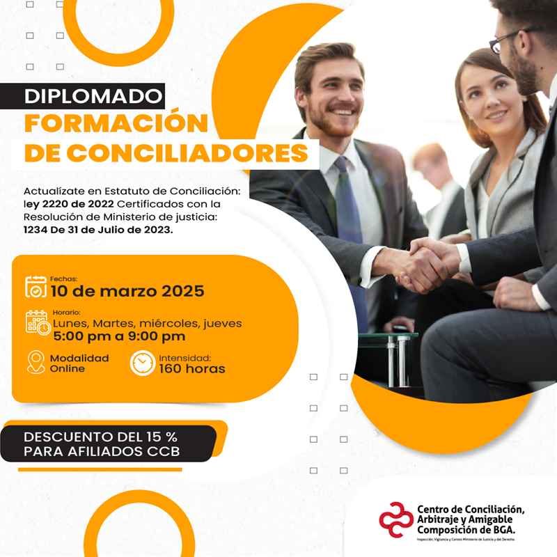 DIPLOMADO FORMACIÓN DE CONCILIADORES