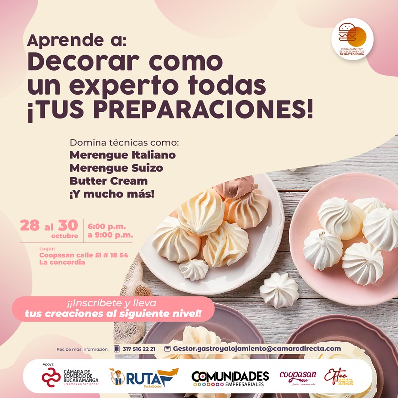 APRENDE A DECORAR COMO UN EXPERTO TODAS TUS PREPARACIONES