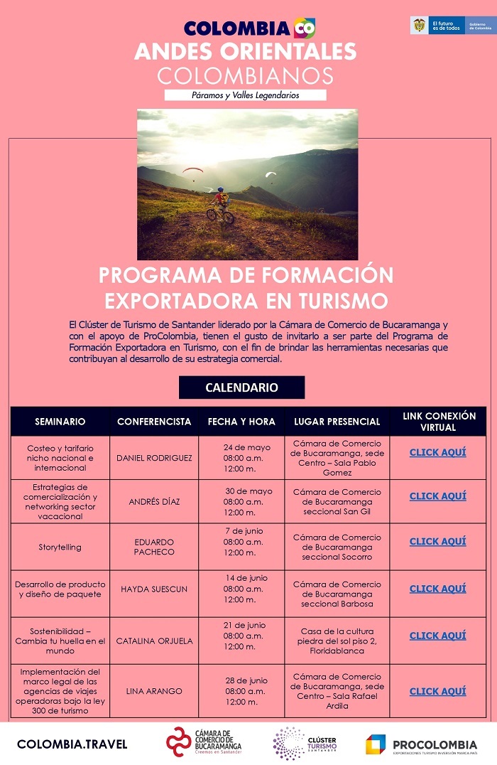 PROGRAMA DE FORMACIÓN EXPORTADORA EN TURISMO 