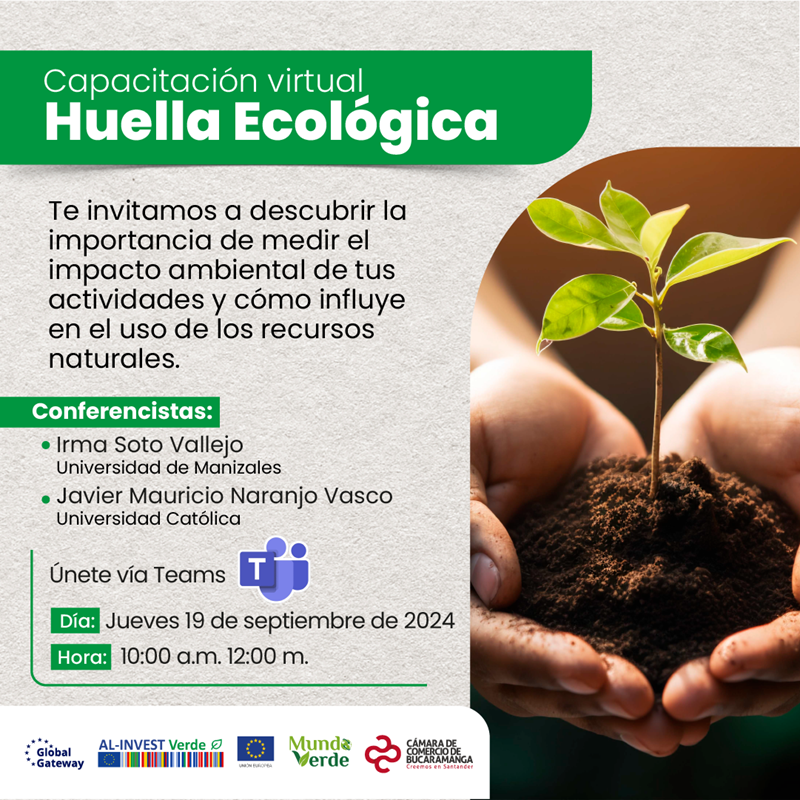 CAPACITACIÓN VIRTUAL HUELLA ECOLÓGICA