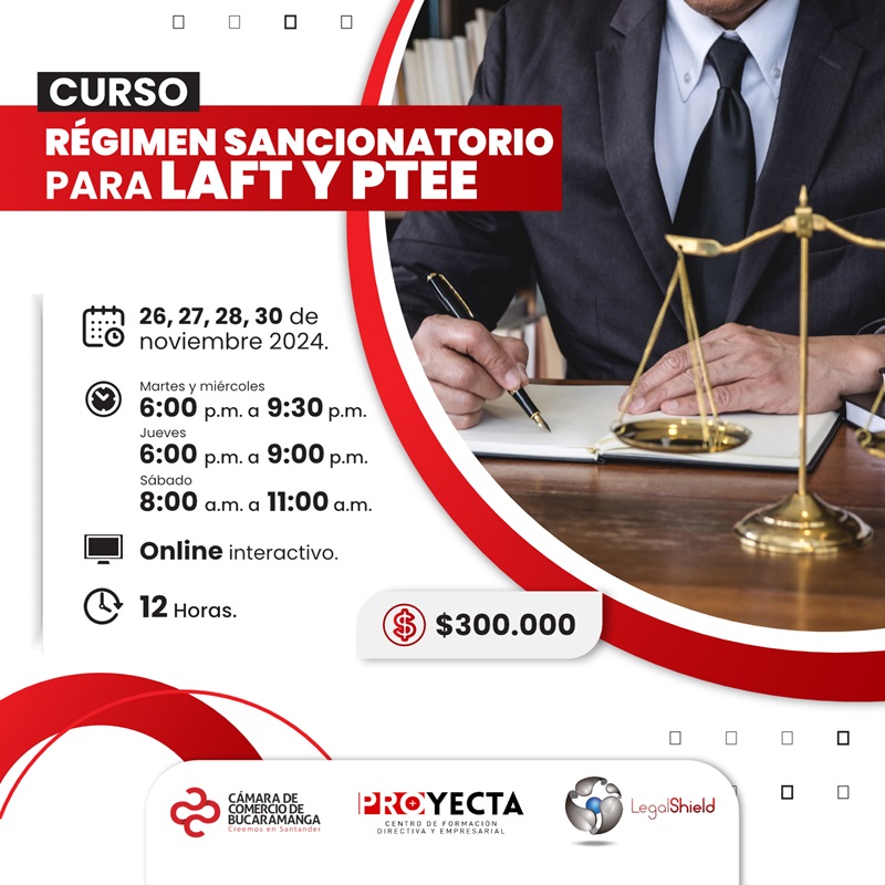 CURSO DE RÉGIMEN SANCIONATORIO PARA LAFT Y PTEE 