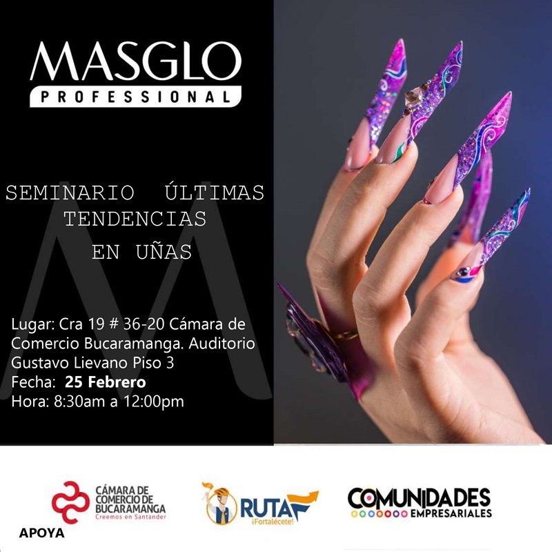 SEMINARIO MASGLO ULTIMAS TENDENCIAS EN UÑAS 25 FEBRERO 2025