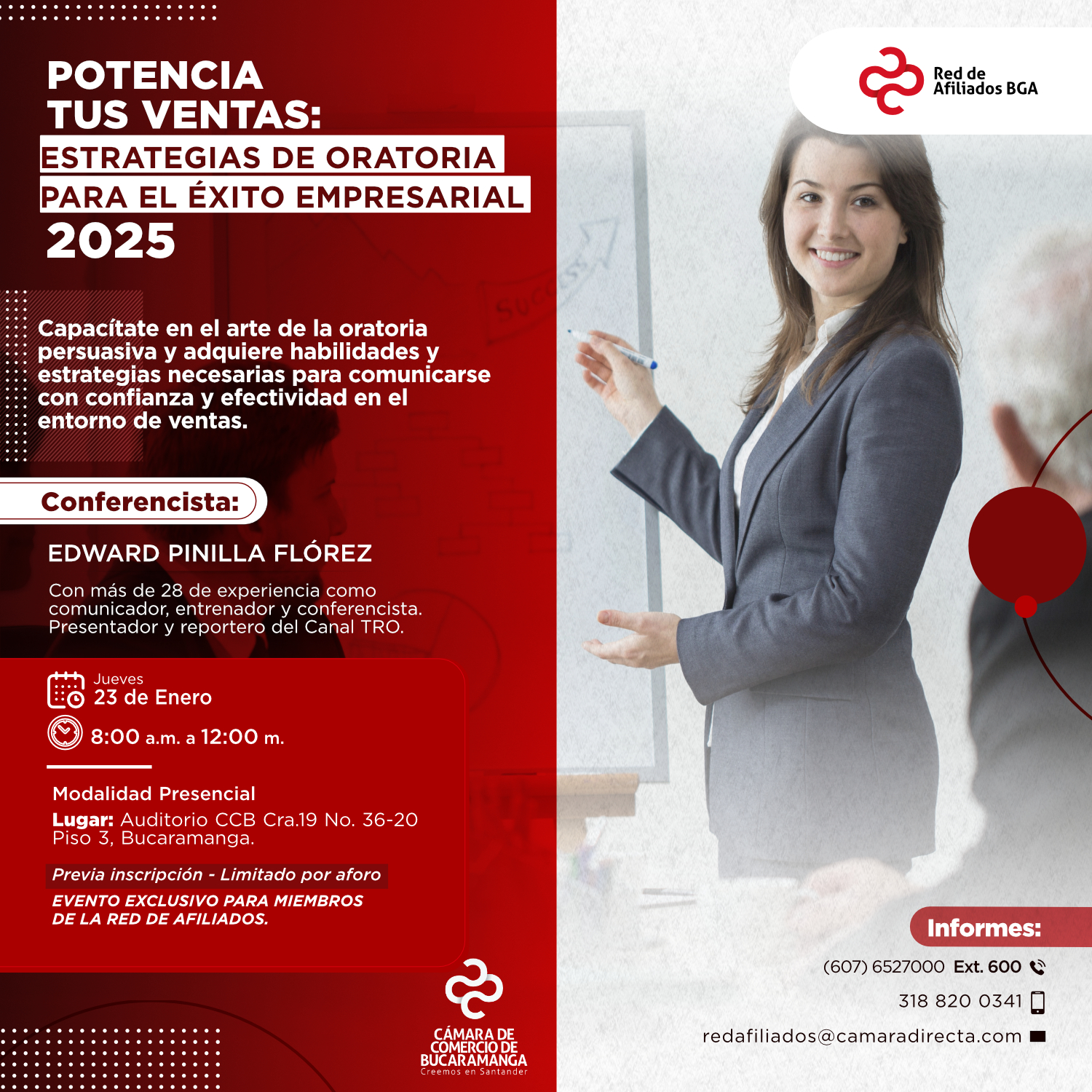 POTENCIA TUS VENTAS CON ESTRATEGIAS DE ORATORIA PARA EL ÉXITO EMPRESARIAL 2025