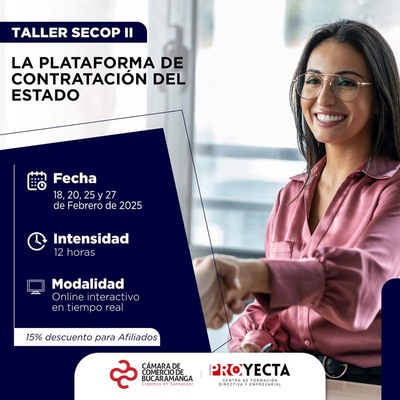 TALLER SECOP II LA PLATAFORMA DE CONTRARACÍON DEL ESTADO