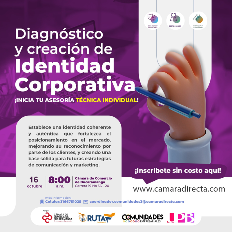 TALLER DE DIAGNÓSTICO Y CREACIÓN DE IDENTIDAD CORPORATIVA