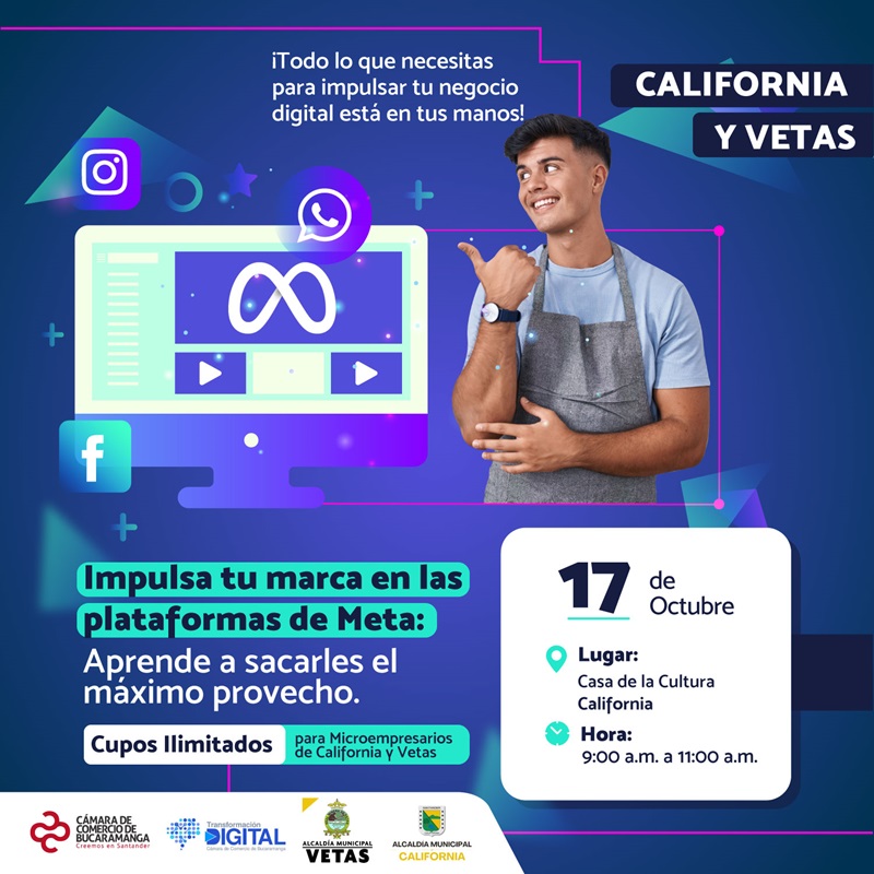 IMPULSA TU MARCA EN LAS PLATAFORMAS DE META CALIFORNIA Y VETAS