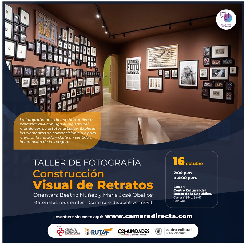 TALLER DE FOTOGRAFÍA. CONSTRUCCIÓN VISUAL DE RETRATOS