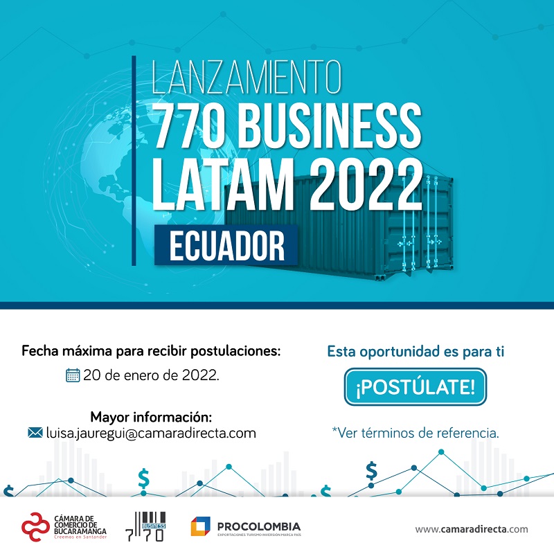 LANZAMIENTO 770 BUSINESS LATAM 2022 ECUADOR 