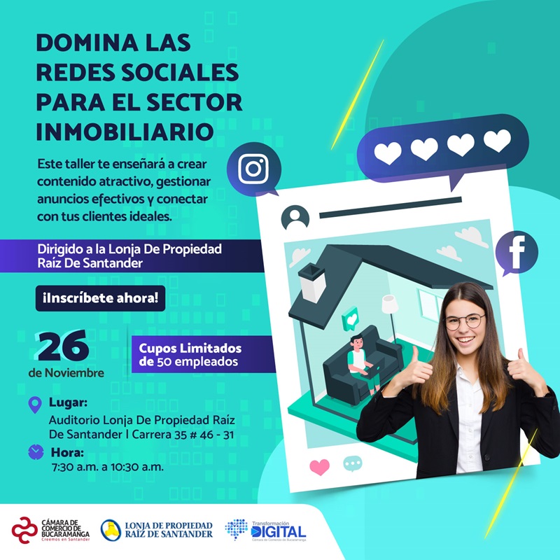 DOMINA LAS REDES SOCIALES PARA EL SECTOR INMOBILIARIO