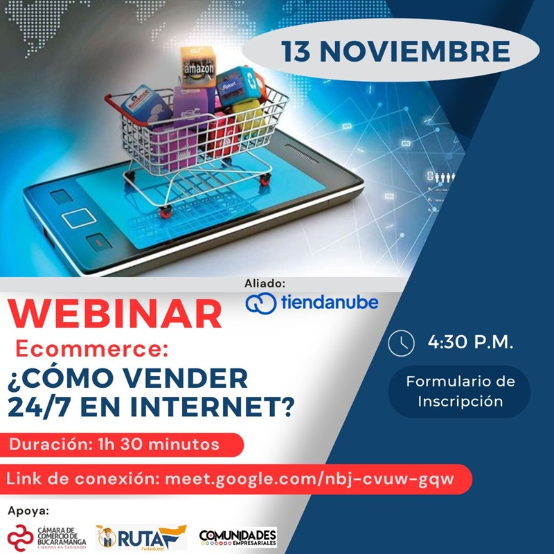 WEBINAR: ECOMMERCE: ¿CÓMO VENDER 24/7 EN INTERNET?