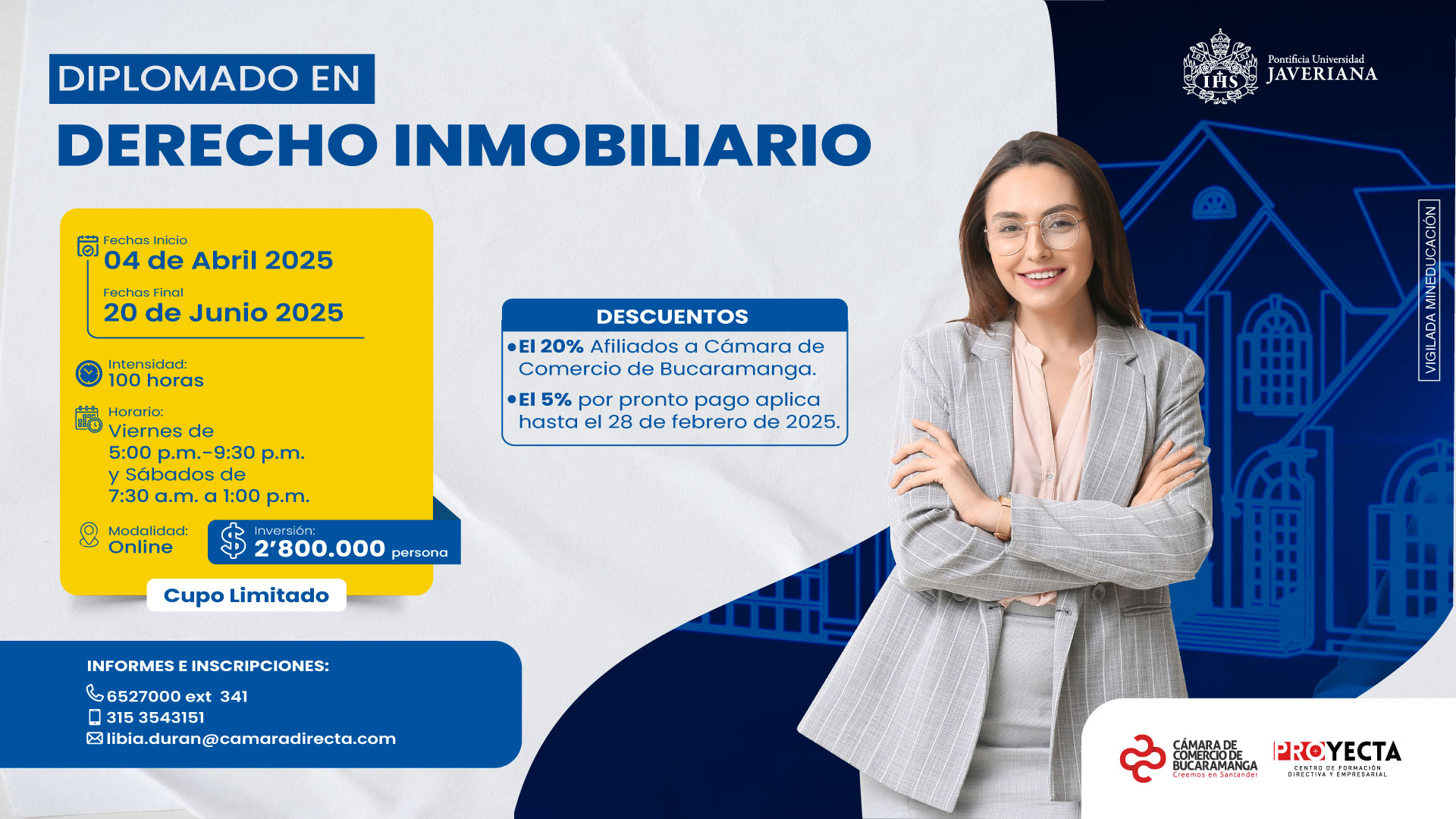 DIPLOMADO EN DERECHO INMOBILIARIO 2025