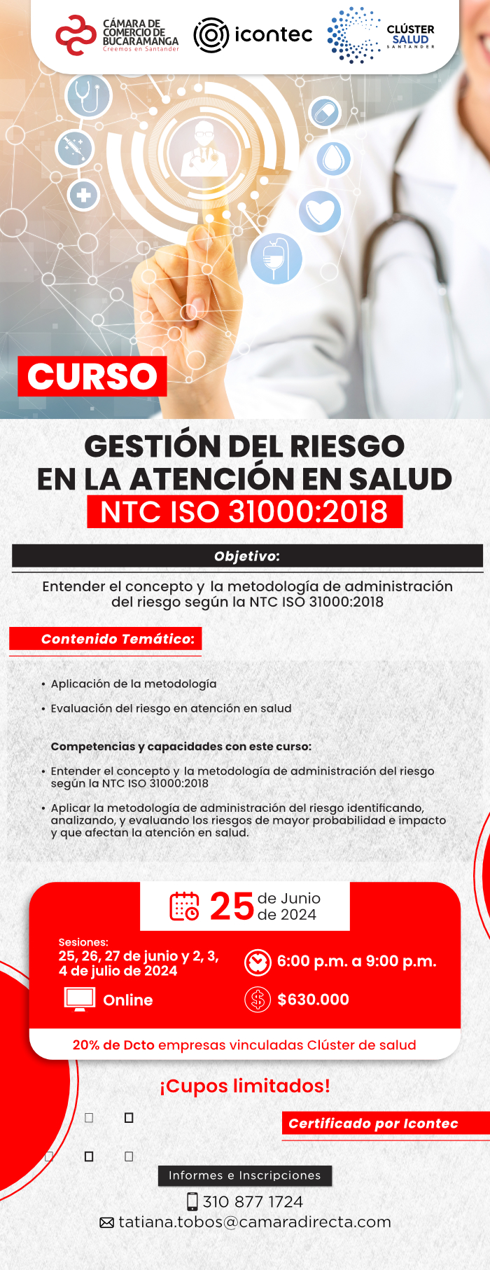 CURSO GESTION DEL RIESGO EN LA ATENCION EN SALUD NTC ISO 31000:2018- 16 