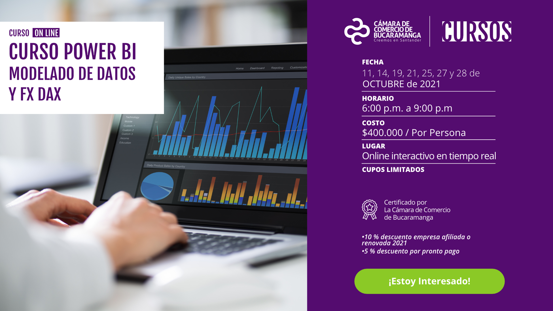 CURSO POWER BI NIVEL 2- MODELADO DE DATOS Y FX DAX CURSO POWER BI NIVEL 2- MODELADO DE DATOS Y FX DAX