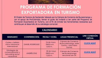 PROGRAMA DE FORMACIÓN EXPORTADORA EN TURISMO 